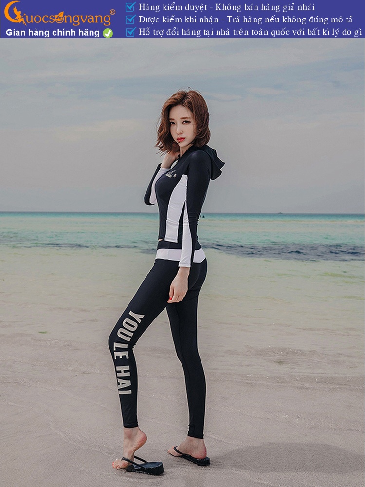 Bộ đồ bơi lặn nữ dài 4 món GLSWIM077