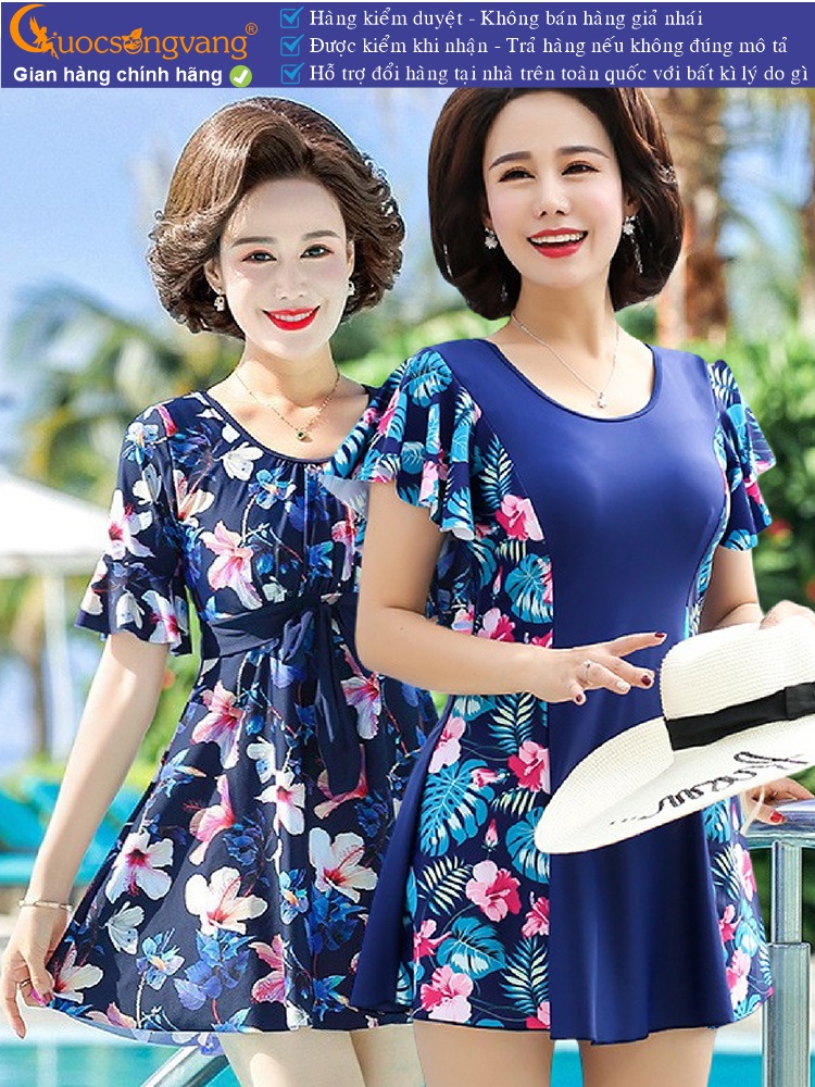 Đồ bơi trung niên quý phái big size giấu bụng GLSWIM040