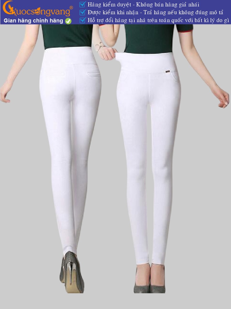 quần legging nữ lưng cao bản lớn quần skinny nữ 4 chiều GLQ047