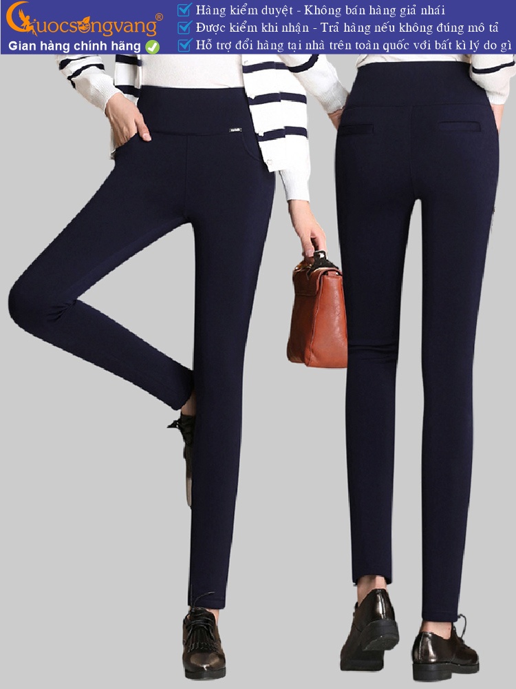 quần legging nữ lưng cao bản lớn quần skinny nữ 4 chiều GLQ047