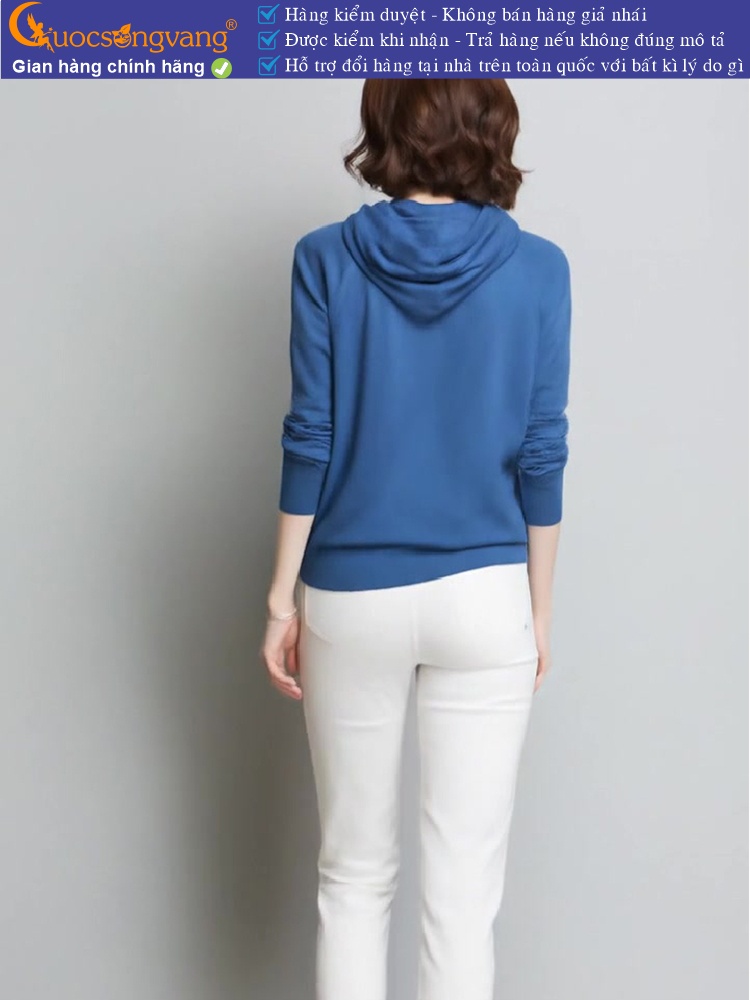 Áo len hoddie nữ có nón GLA243