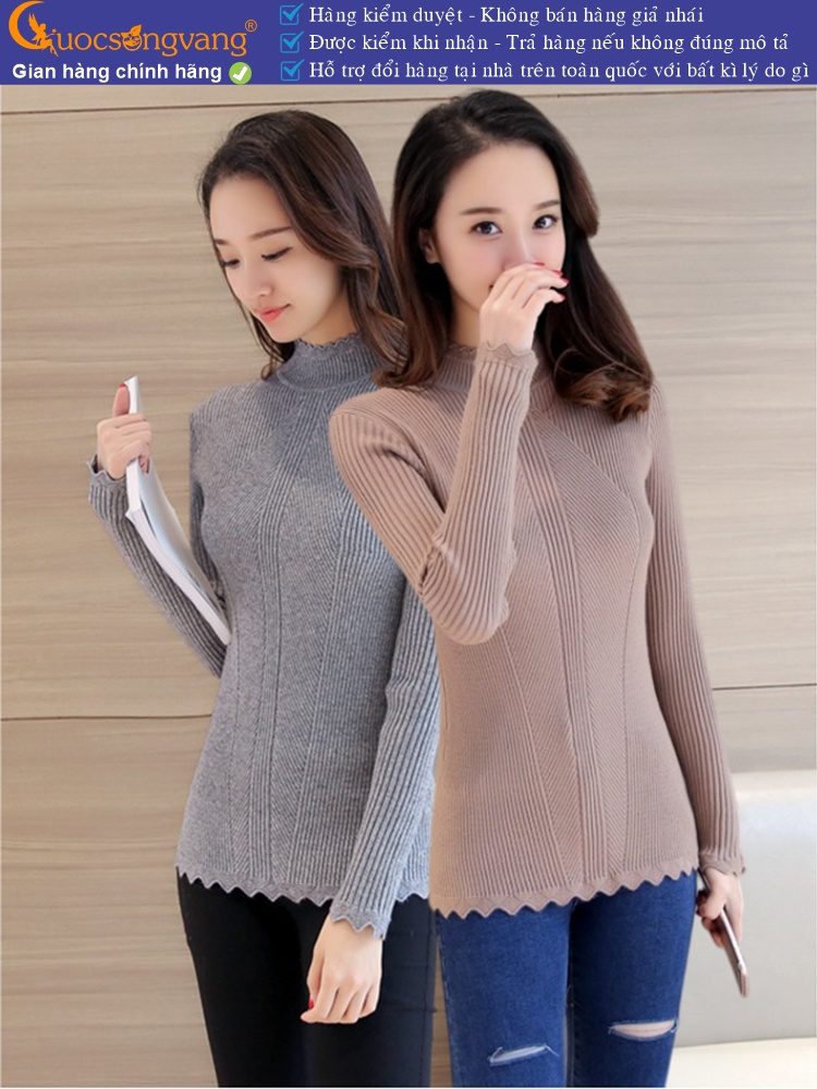 Áo len nữ dài tay dáng ôm GLA230