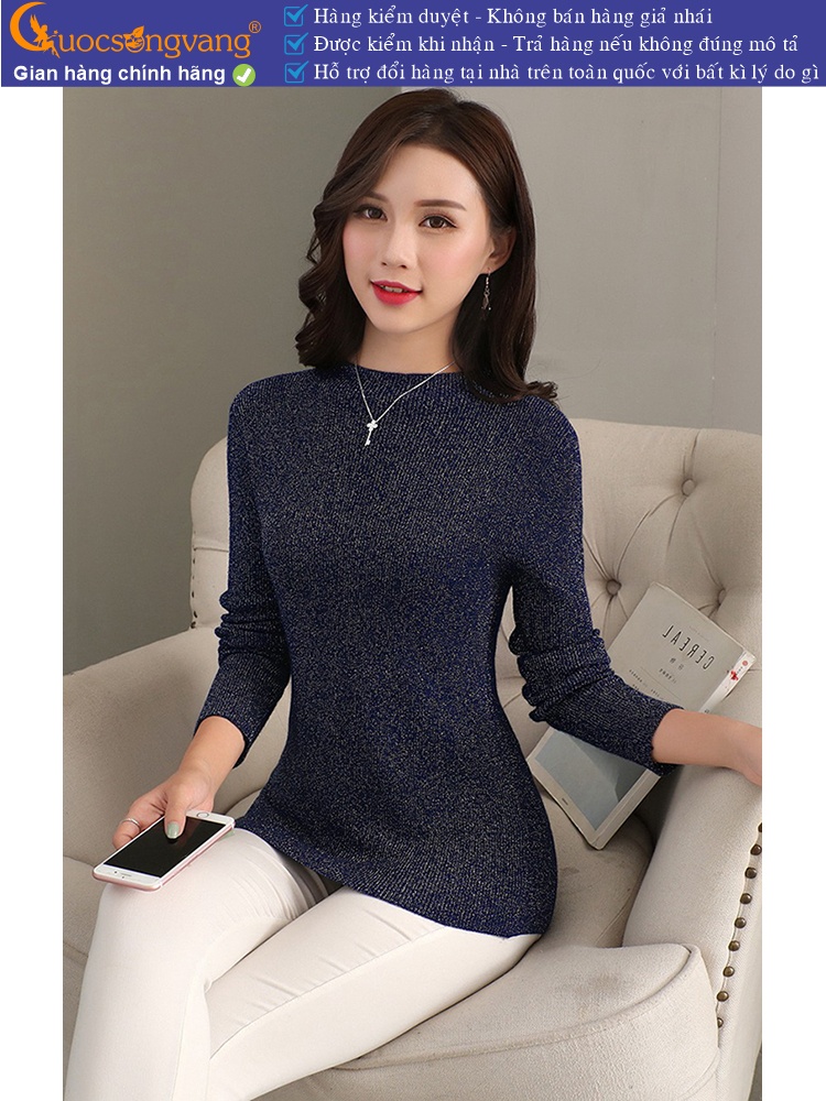 Áo len nữ dài tay dáng ôm GLA282