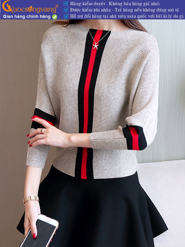 Áo len nữ cánh dơi dài tay GLA278