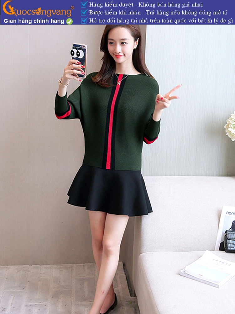 Áo len nữ cánh dơi dài tay GLA278