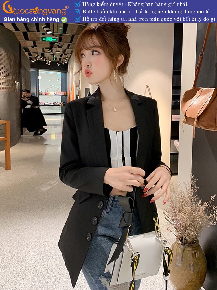 Áo vest nữ công sở chất đẹp GLA281