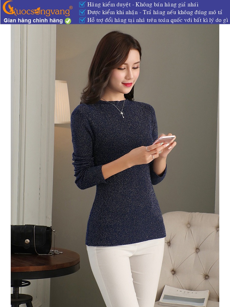 Áo len nữ dài tay dáng ôm GLA282