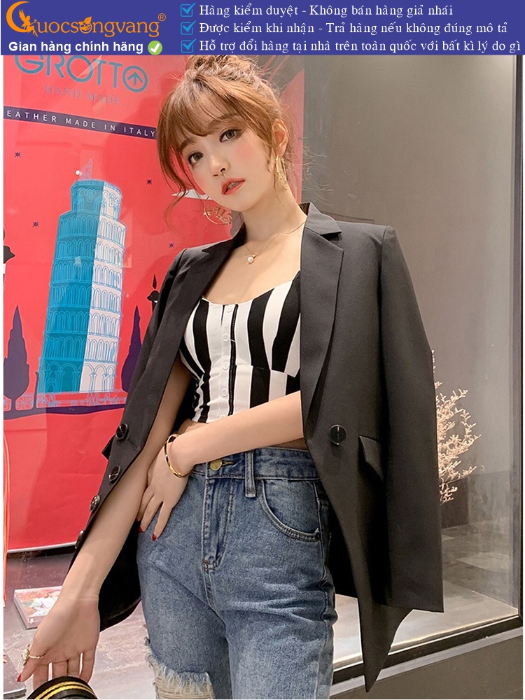 Áo vest nữ công sở chất đẹp GLA281