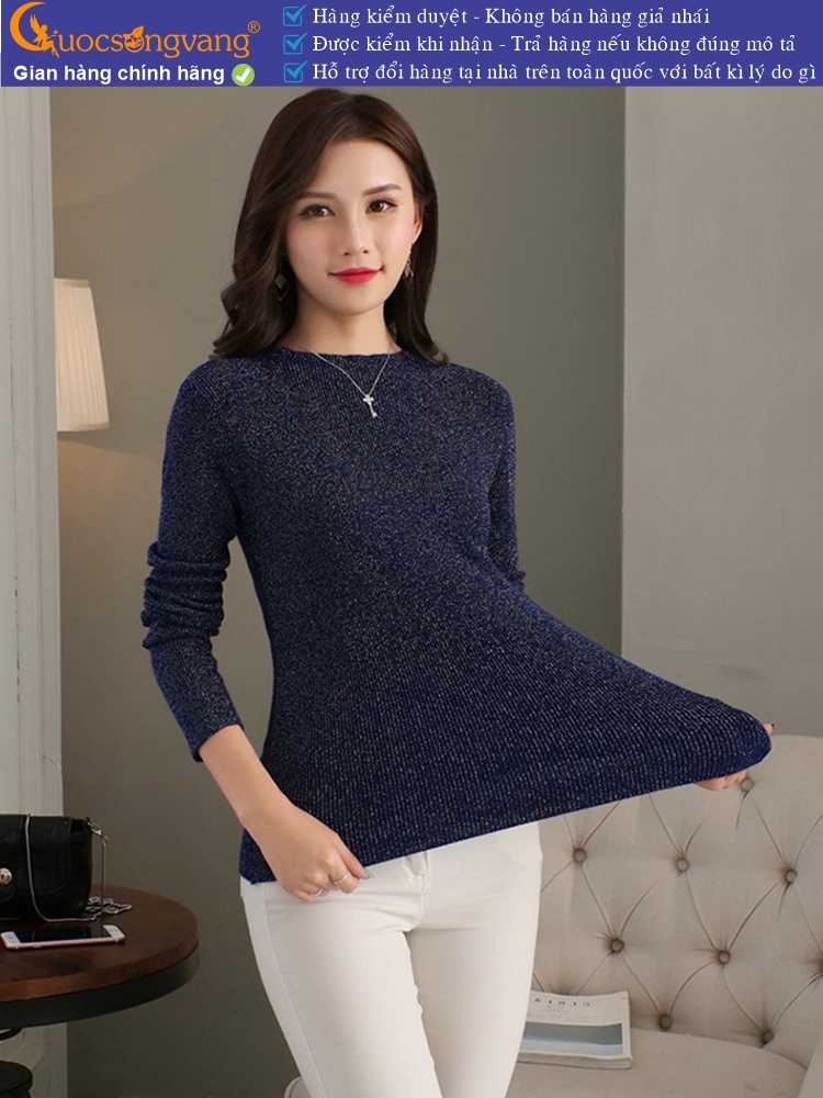 Áo len nữ dài tay dáng ôm GLA282