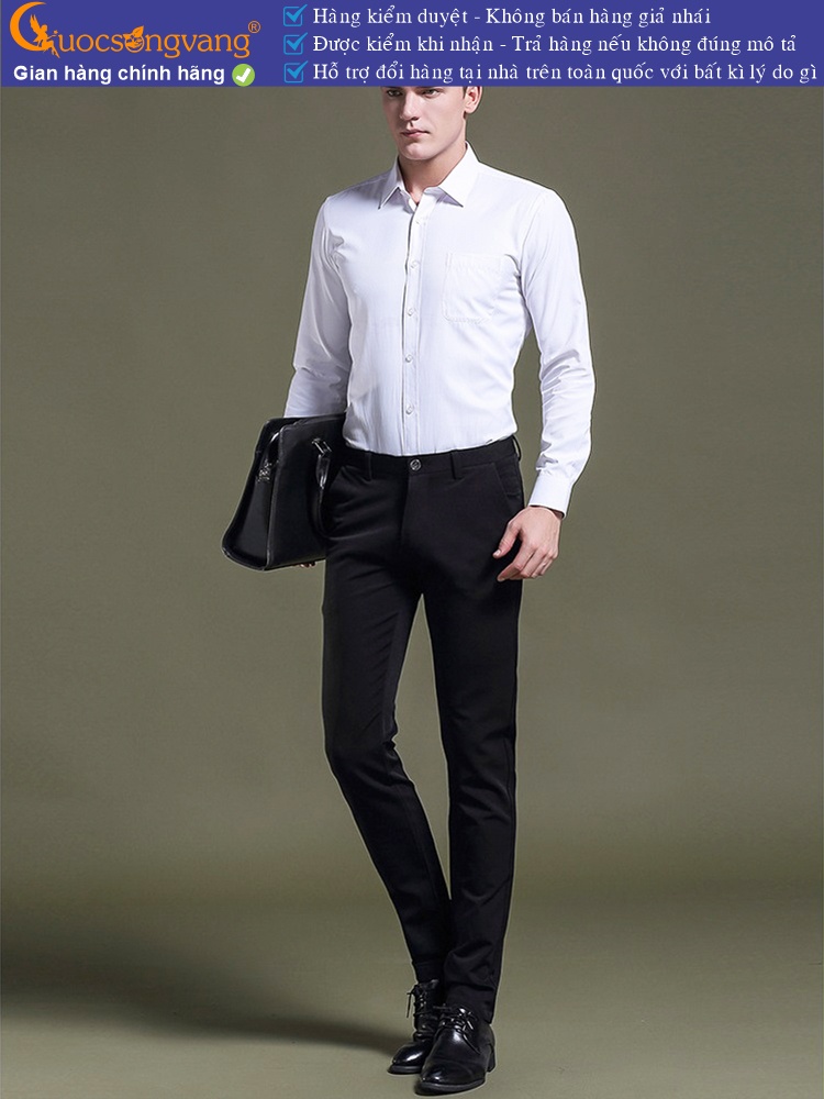 Quần tây nam vải mềm co giãn GLQ137