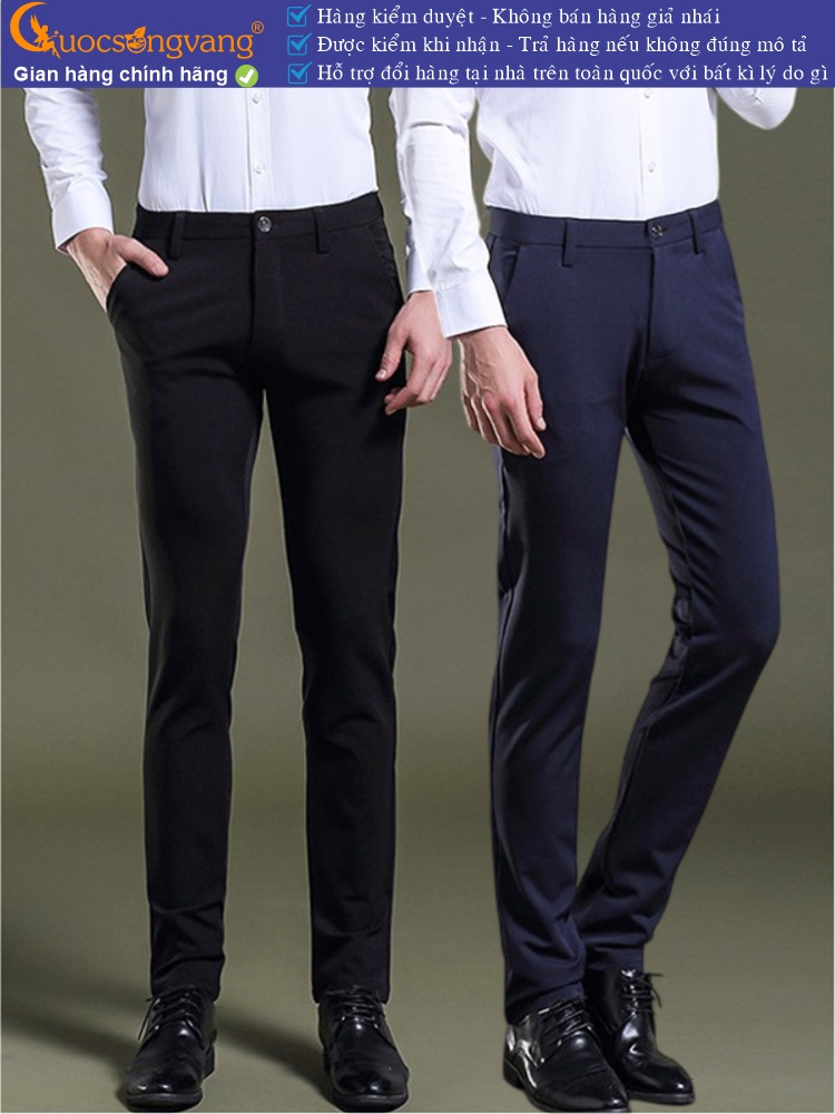 Quần tây nam vải mềm co giãn GLQ137