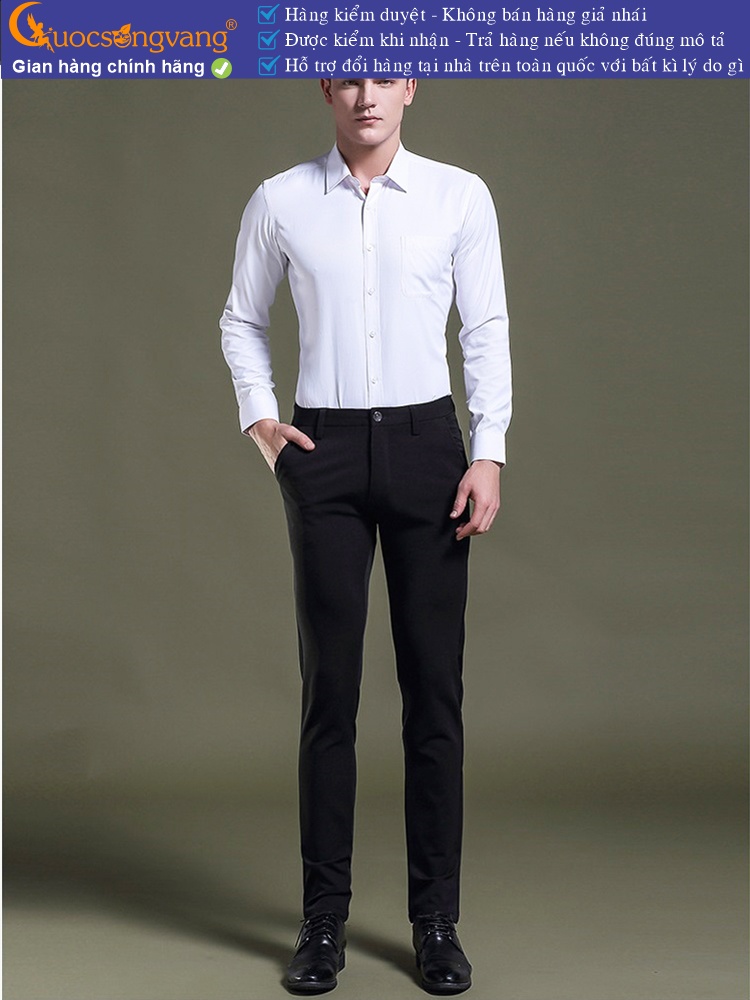 Quần tây nam vải mềm co giãn GLQ137