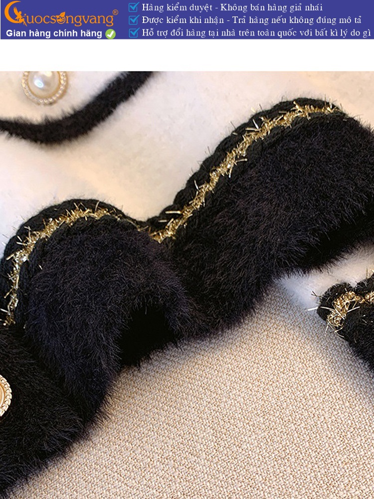 Áo khoác len cashmere sang trọng len mịn túi thật nút thật GLA330