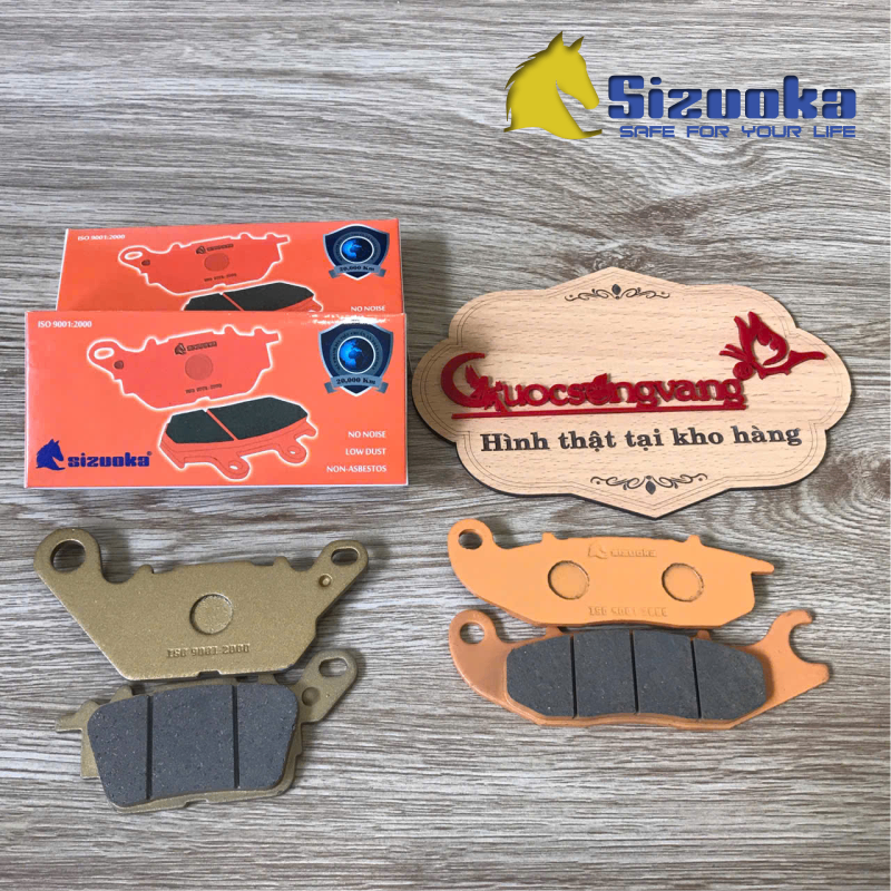 Má phanh đĩa chống trượt trước Future II, Future Neo, Wave RS, MSX, Wave RSX 100, Wave RS 100, Wave S 100, Wave 125 PADSZK02 hiệu Sizuoka