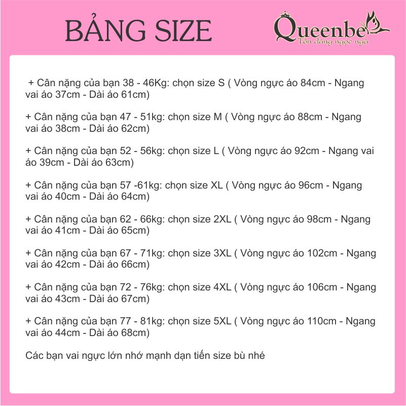 Áo kiểu voan đính ren dài tay cổ tròn dáng suông có big size Queenbe GLA065
