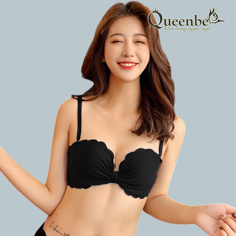 Áo ngực kiểu nhật Queenbe GLDL036 mút ép liền, không gọng kim loại