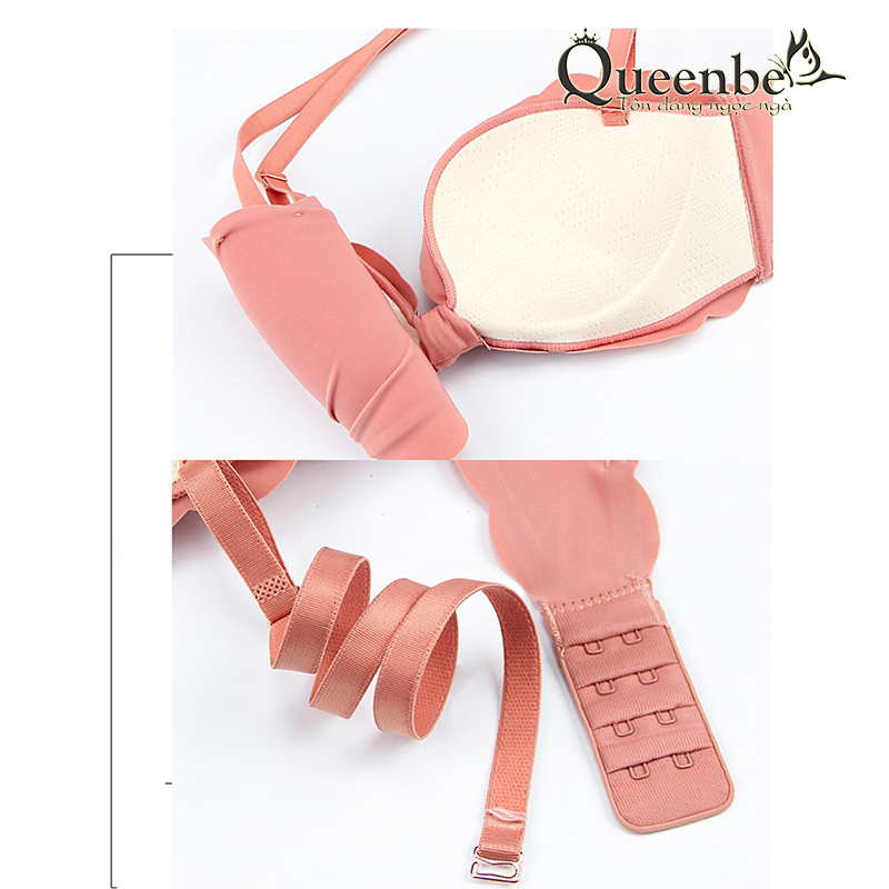 Áo ngực kiểu nhật Queenbe GLDL036 mút ép liền, không gọng kim loại