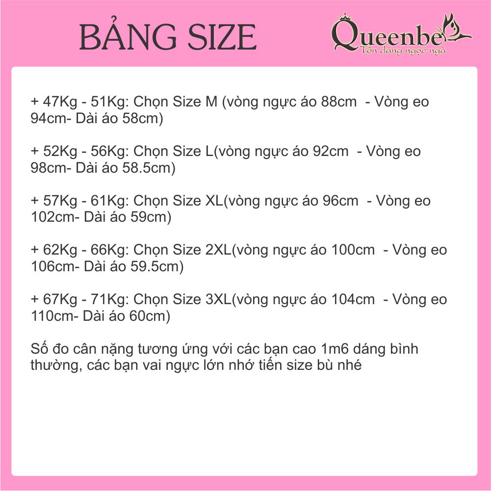 Áo nữ lụa satin mùa hè sang trọng có big size Queenbe GLA325