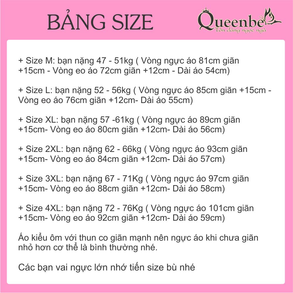 Áo thun nữ dài tay ren lưới đính đá có big size Queenbe GLA286