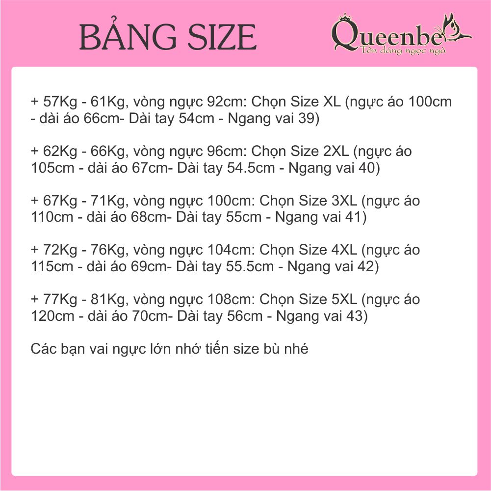 Áo trung niên nữ big size dáng suông cổ phối ren Queenbe GLA318