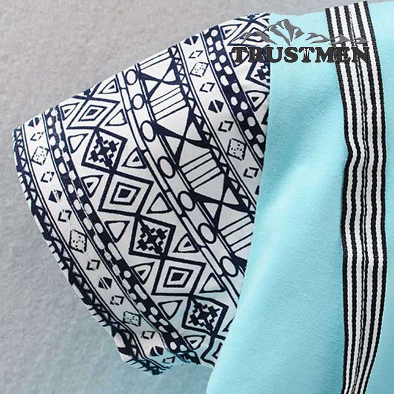 Bộ quần áo bé trai cotton tinh khiết Trustmen GLSET026 gồm áo thun và quần lỡ mềm thoáng thấm hút tốt