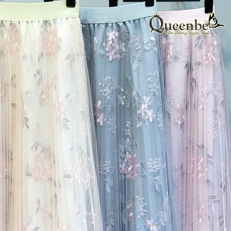 Chân váy ren Queenbe GLV072 2 lớp ren tinh tế