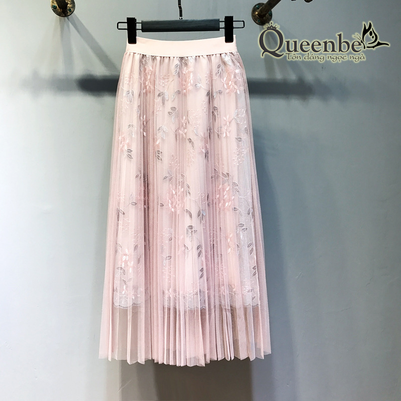 Chân váy ren Queenbe GLV072 2 lớp ren tinh tế