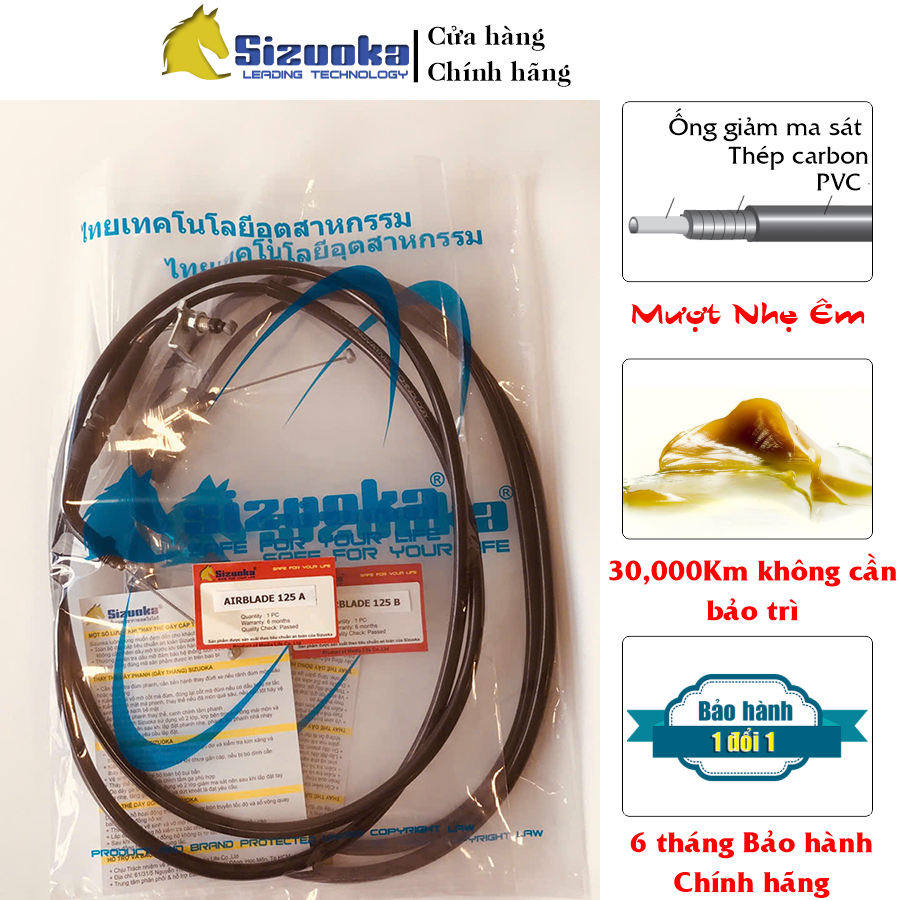 Dây ga Airblade 125 2 sợi 2016 2017 2018 2019 CAB1058