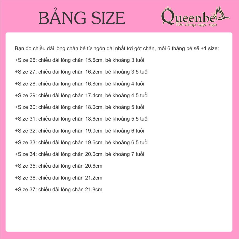 Giày thể thao bé gái đính cườm Queenbe GLG119 đế êm thoáng khí