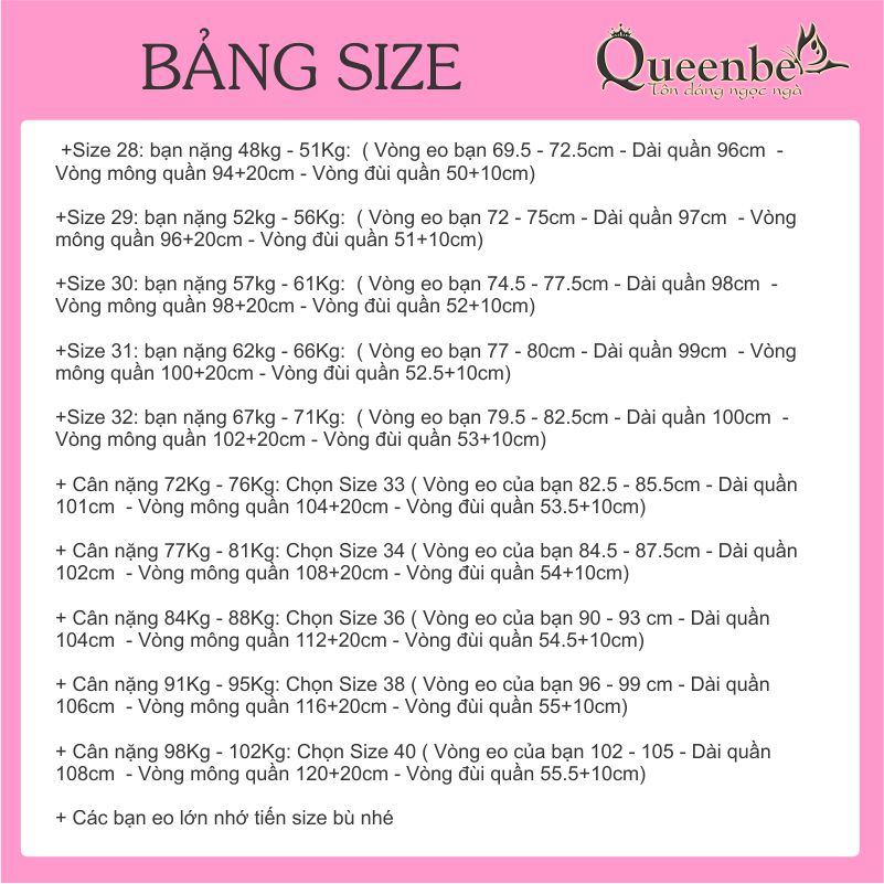 Quần Jean nữ skinny lưng cao vừa big size dáng ôm Queenbe GLQ054