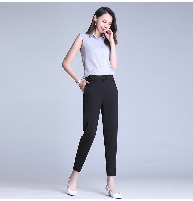 Quần baggy nữ ống lỡ quần nữ co giãn GLQ134