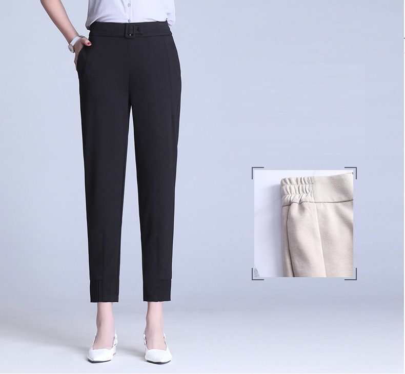 Quần baggy nữ ống lỡ quần nữ co giãn GLQ134