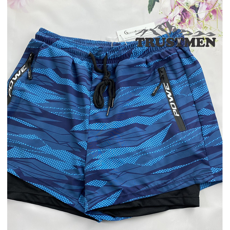 Quần bơi nam có xịp Trustmen GLSWIM111 có khóa zip ít thấm nước mau khô