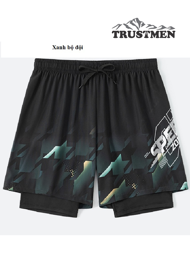 Quần bơi nam có xịp Trustmen GLSWIM114 vải ít thấm hút mau khô - bơi hoặc chơi thể thao