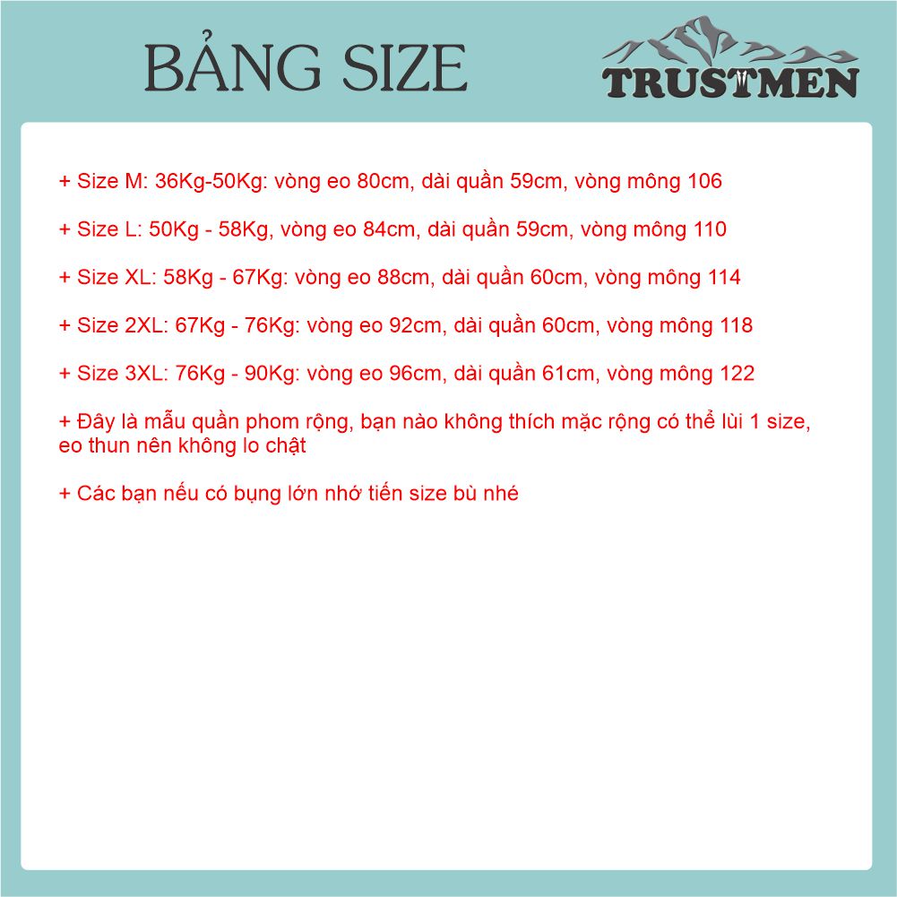 Quần bơi nam phom rộng Trustmen GLSWIM094 vải ít thấm hút mau khô in tinh tế