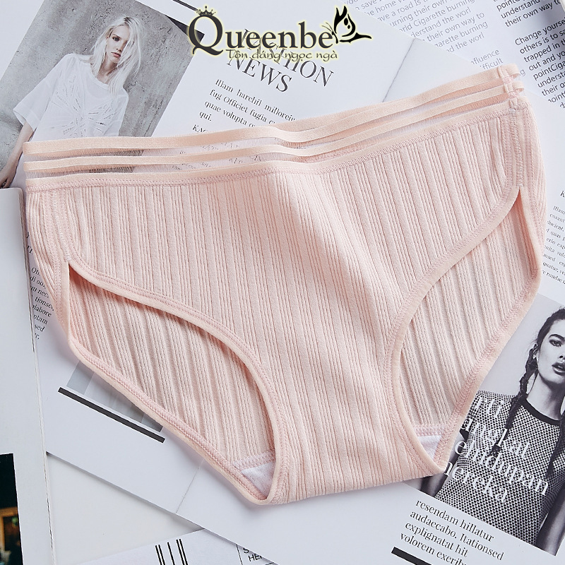 Quần lót cotton bé gái Queenbe GLDL033 đáy kháng khuẩn vải thoáng thấm hút tốt