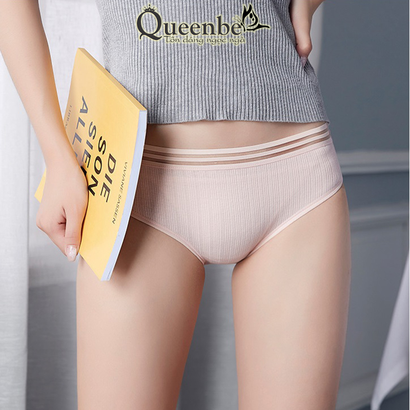 Quần lót cotton bé gái Queenbe GLDL033 đáy kháng khuẩn vải thoáng thấm hút tốt