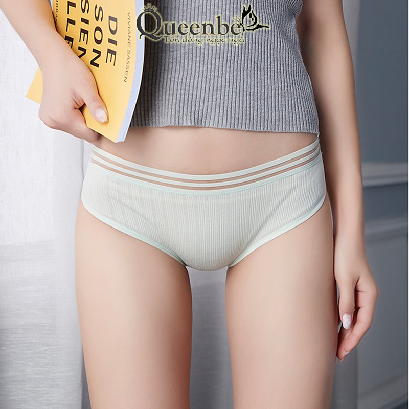 Quần lót cotton bé gái Queenbe GLDL033 đáy kháng khuẩn vải thoáng thấm hút tốt