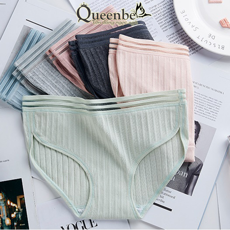 Quần lót cotton bé gái Queenbe GLDL033 đáy kháng khuẩn vải thoáng thấm hút tốt