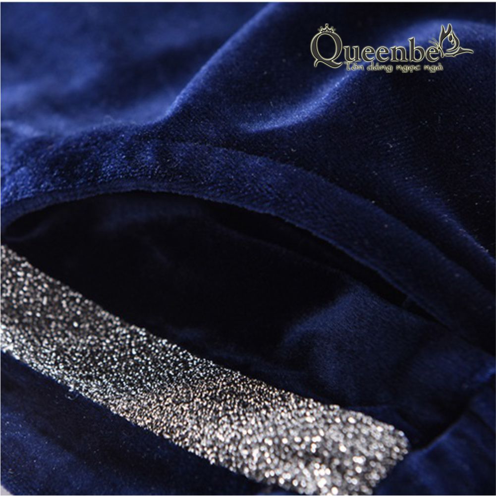 Quần nhung nữ kiểu harem thể thao mềm mượt có big size Queenbe GLQ101