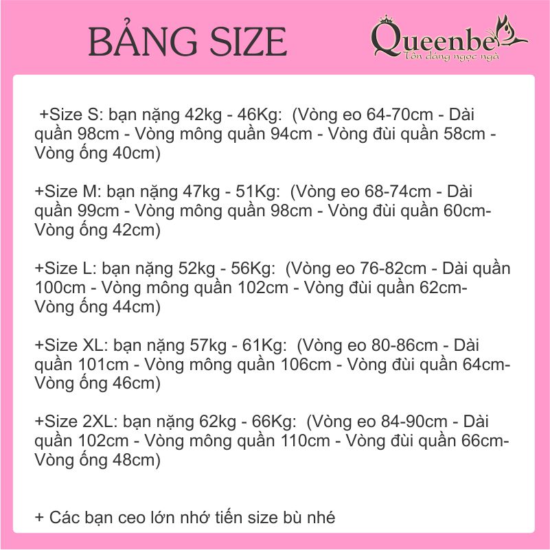 Quần nữ lưng cao ống rộng phom đứng Queenbe GLQ151