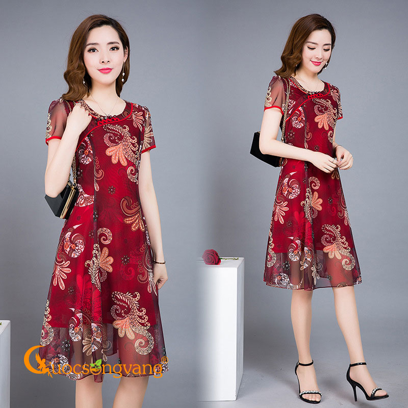Váy đầm Nataly Đỏ Đô - Hàng thiết kế - Đầm dự tiệc | ThờiTrangNữ.vn
