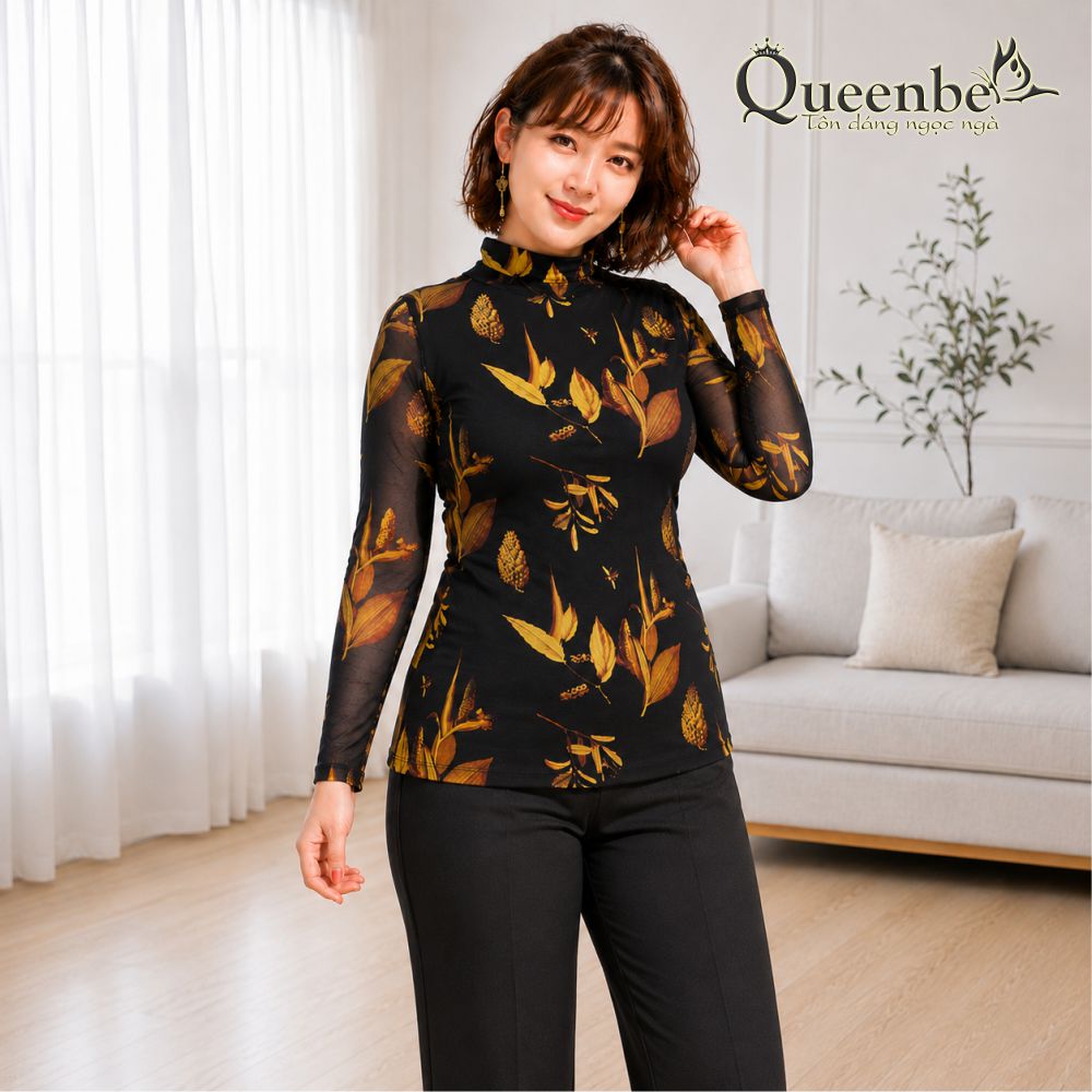 Ao-thun-co-lo-dai-tay-in-la-vang-Queenbe-GLA244-8.jpg?v=1779867031