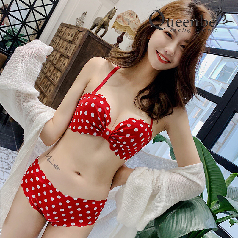 Bo-quan-lot-va-ao-nguc-cham-bi-GLDL035_Bộ quần áo lót nữ chấm bi Queenbe GLDL035 phong cách nhật không gọng (10).jpg