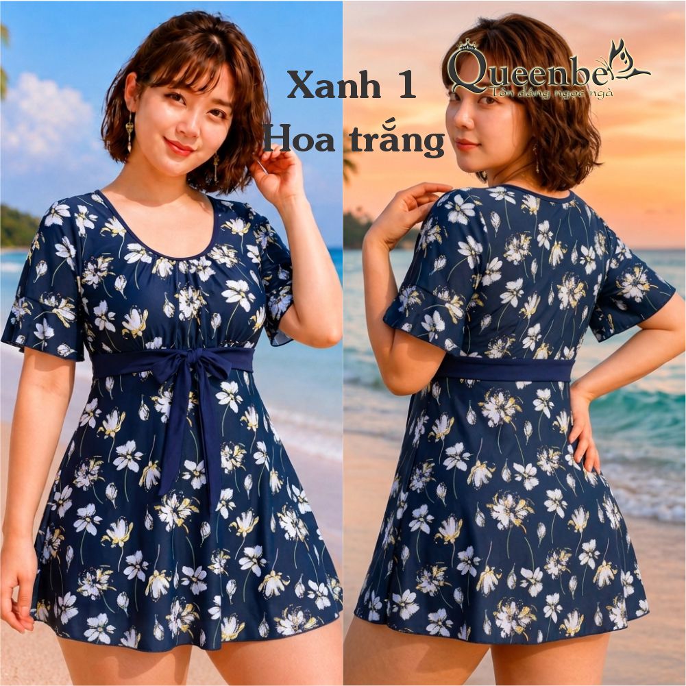Đồ bơi big size giấu bụng Queenbe GLSWIM116 vải thun Lycra cao cấp co giãn, ít thấm hút, mau khô, kèm mút ngực (10).jpg