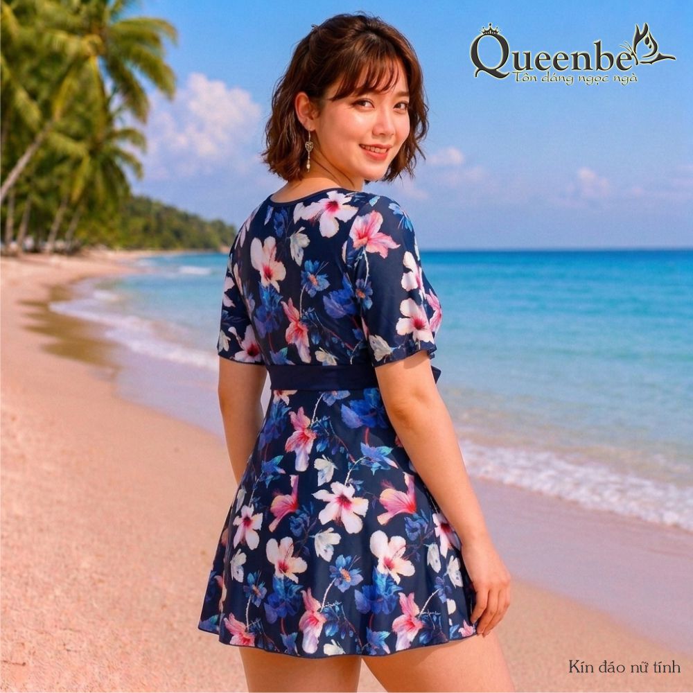 Đồ bơi big size giấu bụng Queenbe GLSWIM116 vải thun Lycra cao cấp co giãn, ít thấm hút, mau khô, kèm mút ngực (5).jpg