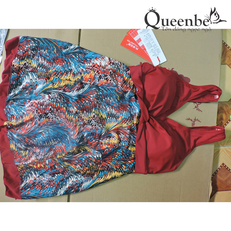 Do-boi-nu-dam-boi-big-size-kin-dao-GLSWIM004-Do_Váy bơi big size đuôi phụng giấu eo Queenbe GLSWIM004 vải thun Lycra cao cấp mềm mượt, co giãn, ít thấm hút, nhanh khô kèm mút ngực (6).JPG