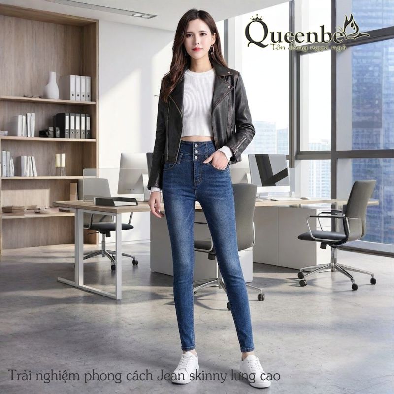 Quan-jean-nu-lung-cao-mau-xanh-dam-Queenbe-GLQ112-dang-om-vai-jean-cotton-co-gian-thong-thoang-khong-xu-khong-bai-6.jpg?v=1776483869