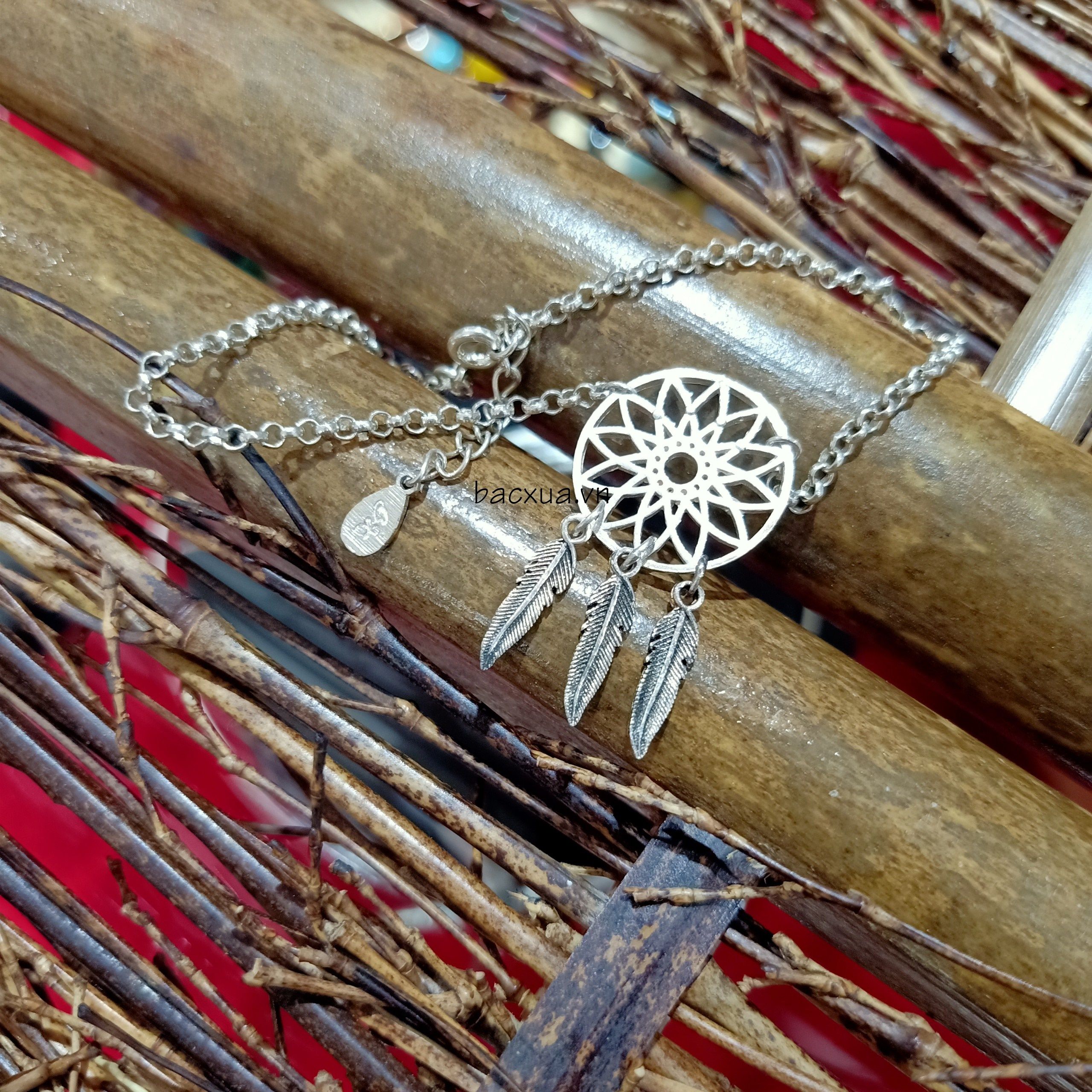 Dây chuyền DreamCatcher bạc nguyên chất 99