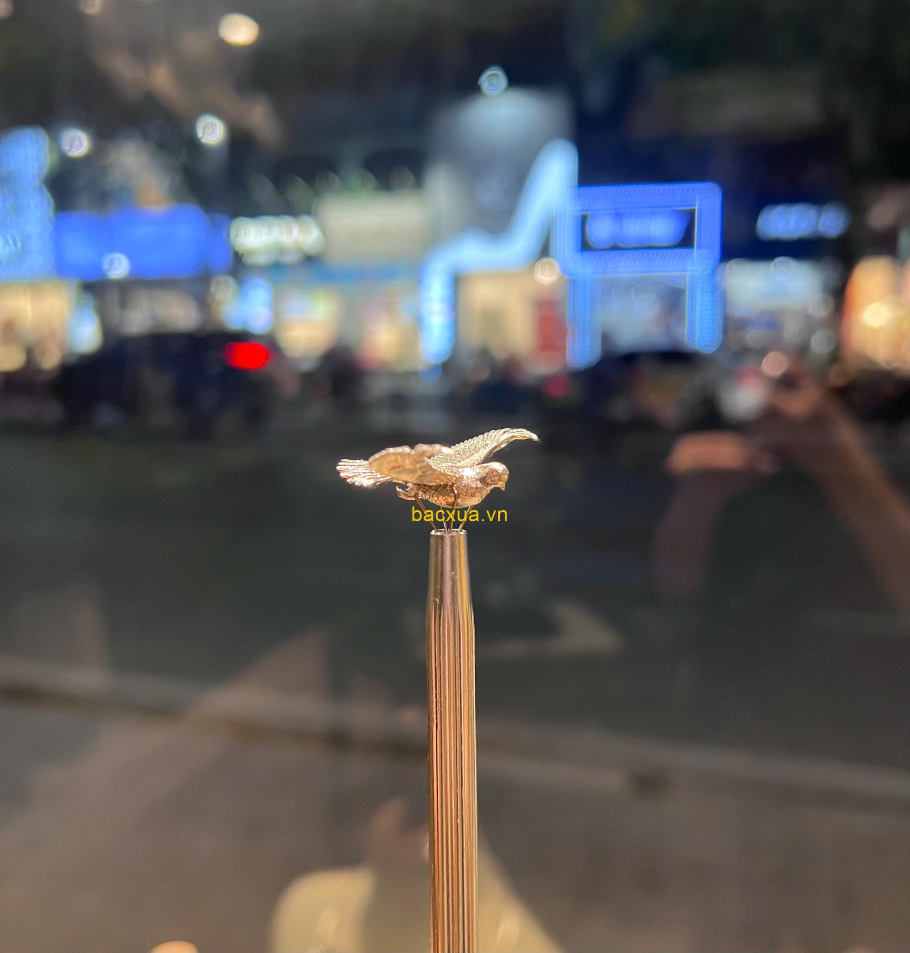 Chim Bồ Câu 3d bạc nguyên chất